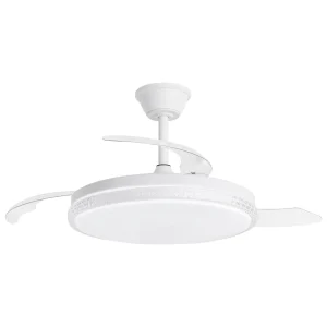 ventilador-techo-retractil-alemar-nova-led-motor-dc-3-aspas-blanco-16018 Ventilador retráctil Alemar Nova blanco luz LED 50-107 cm