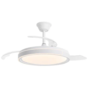 ventilador-techo-retractil-alemar-samana-led-motor-dc-3-aspas-blanco-16011 Ventilador retráctil Alemar Samana blanco luz LED 50-107 cm