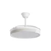ventilador-techo-retractil-alemar-samana-led-motor-dc-blanco-beige-16013 Ventilador retráctil Alemar Samana blanco beige luz LED 50-107 cm