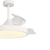ventilador-techo-retractil-mantra-alaska-led-motor-dc-blanco-8752 Ventilador retráctil Mantra Alaska Blanco Luz LED 50-106 cm