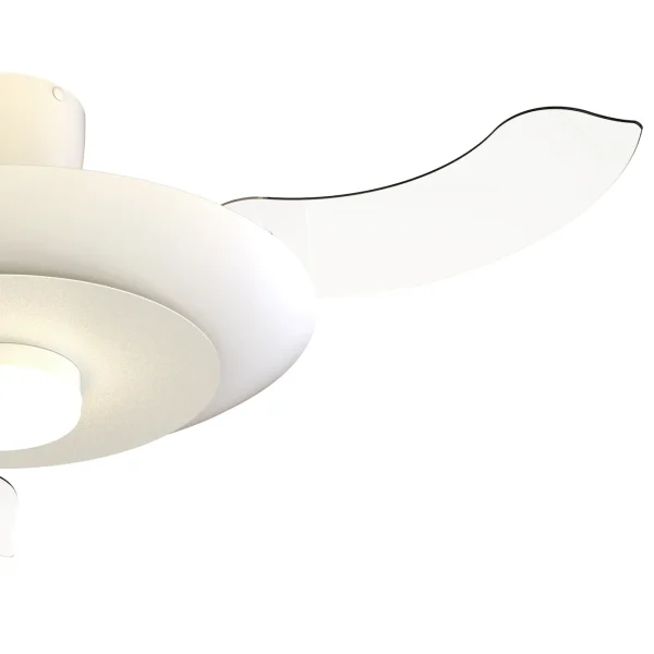Ventilador retráctil Mantra Kyoto Blanco Luz LED 52-106 cm