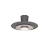 Ventilador retráctil Mantra Kyoto Marron Luz LED 52-106 cm