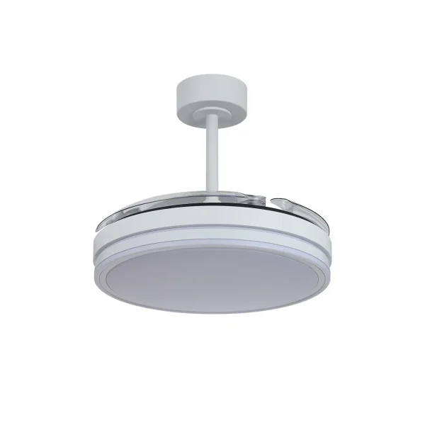 ventilador-techo-retractil-mantra-luna-m-led-motor-dc-mando-blanco-9666 Ventilador retráctil Mantra Luna M Blanco Luz LED 49-106 cm