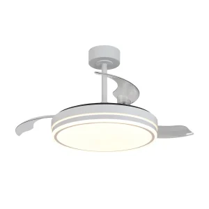 ventilador-techo-retractil-mantra-luna-s-led-motor-dc-3-aspas-blanco-9665 Ventilador retráctil Mantra Luna S Blanco Luz LED 42-91 cm