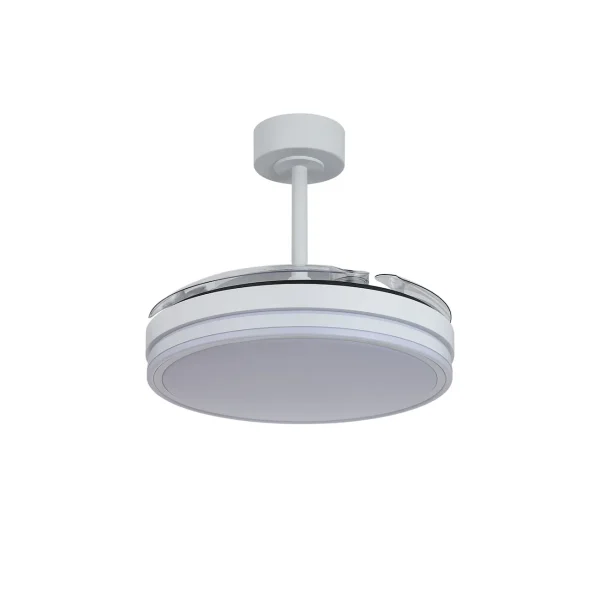 ventilador-techo-retractil-mantra-luna-s-led-motor-dc-blanco-9665 Ventilador retráctil Mantra Luna S Blanco Luz LED 42-91 cm