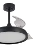 ventilador-techo-retractil-mantra-mistral-mini-led-motor-dc-mando-negro-8831 Ventilador retráctil Mantra Mistral MINI Negro Luz LED 45-91 cm