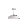 ventilador-techo-retractil-mantra-north-led-motor-dc-blanco-8729 Ventilador retráctil Mantra North Blanco Luz LED 43-91 cm