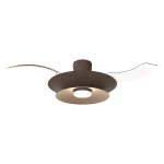 Ventilador retráctil Mantra Patagonia Marron Luz LED 52-106 cm