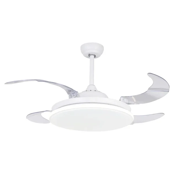 ventilador-techo-retractil-mimax-lighting-zephyr-l-led-3-aspas-blanco Ventilador retráctil Mimax Zephyr L blanco LED 50-107 cm