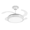 Ventilador retráctil P&B Ambra L blanco LED 50-108 cm