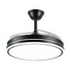 ventilador-techo-retractil-p&b-ambra-l-led-motor-dc-negro-pb80614 Ventilador retráctil P&B Ambra L negro LED 50-108 cm