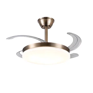 ventilador-techo-retractil-p&b-chloe-s-led-motor-dc-4-aspas-cuero-pb50313 Ventilador retráctil P&B Chloe S cuero LED 40-92 cm
