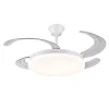 Ventilador retráctil P&B Chloe XL blanco LED 50-122 cm