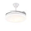 Ventilador retráctil P&B Chloe XL blanco LED 50-122 cm
