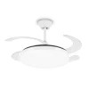 Ventilador retráctil P&B Isabella L blanco LED 50-108 cm