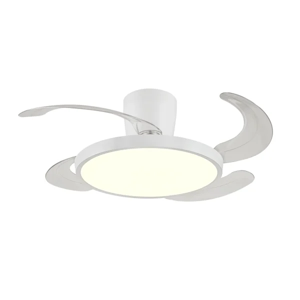 Ventilador retráctil P&B Melody S blanco LED 41-92 cm