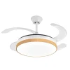 ventilador-techo-retractil-p&b-mina-l-led-motor-dc-4-aspas-blanco-y-pb80816 Ventilador retráctil P&B Mina L blanco madera LED 40-92 cm