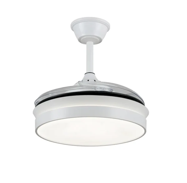 ventilador-techo-retractil-p&b-mina-s-led-motor-dc-4-aspas-blanco-pb80711 Ventilador retráctil P&B Mina S blanco LED 40-92 cm