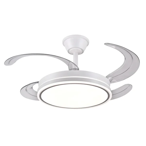 ventilador-techo-retractil-p&b-stella-s-led-motor-dc-4-aspas-blanco-pb50511 Ventilador retráctil P&B Stella S blanco LED 40-92 cm
