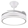 ventilador-techo-retractil-p&b-stella-s-led-motor-dc-blanco-pb50511 Ventilador retráctil P&B Stella S blanco LED 40-92 cm