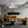 Ventilador retráctil schuller Enzo blanco luz LED 53-106 cm