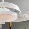 Ventilador retráctil schuller Enzo blanco luz LED 53-106 cm
