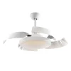 Ventilador retráctil schuller Enzo blanco luz LED 53-106 cm