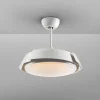 Ventilador retráctil schuller Enzo blanco LED 53-106 cm