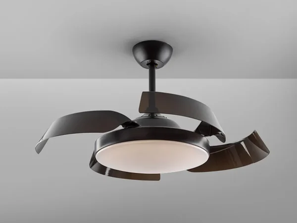 ventilador-techo-retractil-schuller-enzo-led-motor-dc-negro-196536 Ventilador retráctil schuller Enzo negro luz LED 53-106 cm