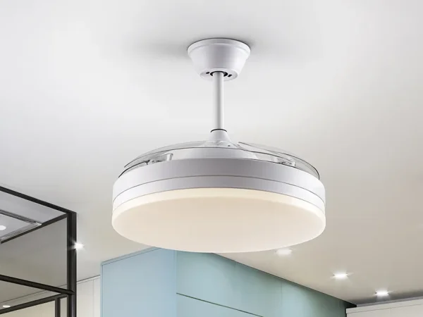 Ventilador retráctil schuller Vento blanco LED 50-100 cm