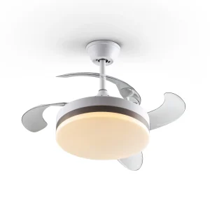 ventilador-techo-retractil-schuller-vento-mini-led-motor-dc-4-aspas-blanco-bronce-169204 Ventilador schuller Vento Mini blanco bronce LED 40-90 cm