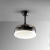 Ventilador schuller Vento Mini negro bronce LED 40-90 cm