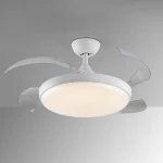 Ventilador retráctil schuller Venturi blanco LED 50-106 cm