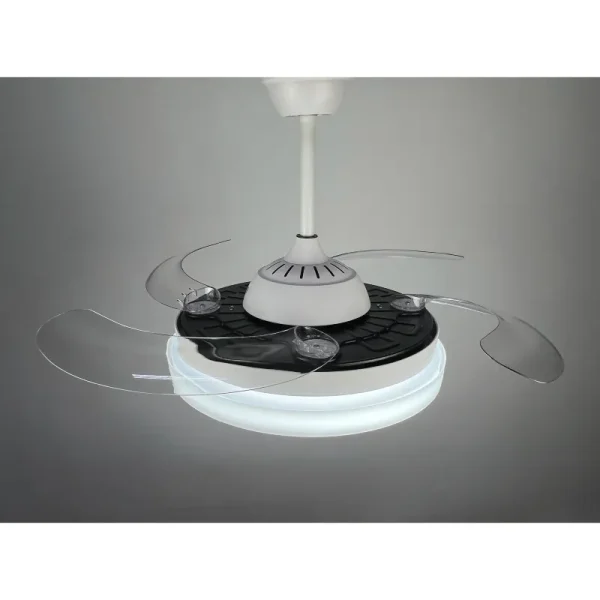 Ventilador de techo retráctil Sunaca Linares blanco LED 51-112 cm