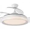 Ventilador de techo retráctil Sunaca Linares blanco LED 51-112 cm