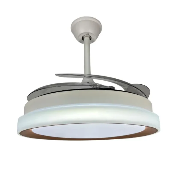ventilador-techo-retractil-sunaca-linares-led-motor-dc-blanco-oro Ventilador de techo retráctil Sunaca Linares blanco oro LED 51-112 cm
