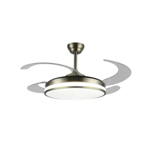 ventilador-techo-retractil-sunaca-moralla-led-motor-dc-4-aspas-cuero Ventilador de techo retráctil Sunaca Moralla cuero LED 49-108 cm