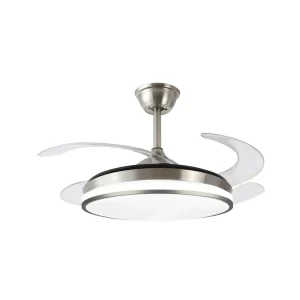 ventilador-techo-retractil-sunaca-moralla-led-motor-dc-4-aspas-niquel-satinado Ventilador de techo retráctil Sunaca Moralla níquel LED 49-108 cm