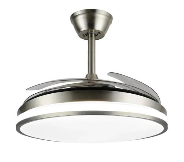 ventilador-techo-retractil-sunaca-moralla-led-motor-dc-niquel-satinado Ventilador de techo retráctil Sunaca Moralla níquel LED 49-108 cm