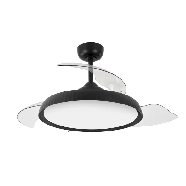 ventilador-techo-retractil-zioneled-kant-led-motor-dc-3-aspas-negro-vt-kant-nm Ventilador de techo retráctil Zioneled Kant negro gama alta