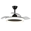 ventilador-techo-retractil-zioneled-magno-led-motor-dc-3-aspas-negro-vt-magno-nm Ventilador retractil Zioneled Magno negro luz LED 50-107 cm