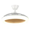 ventilador-techo-retractil-zioneled-magno-led-motor-dc-blanco-vt-magno-bm-nk Ventilador retractil Zioneled Magno blanco luz LED 50-107 cm