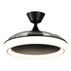 ventilador-techo-retractil-zioneled-magno-led-motor-dc-negro-vt-magno-nm Ventilador retractil Zioneled Magno negro luz LED 50-107 cm