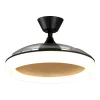 ventilador-techo-retractil-zioneled-magno-led-motor-dc-negro-vt-magno-nm-nk Ventilador retractil Zioneled Magno negro luz LED 50-107 cm