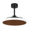 ventilador-techo-retractil-zioneled-platon-led-motor-dc-negro-madera Ventilador de techo retráctil Zioneled Platon negro madera oscura motor DC bajo consumo