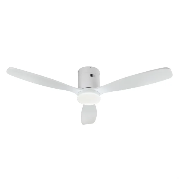 Ventilador de techo schuller Siroco blanco LED 132 cm
