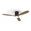 ventilador-techo-schuller-siroco-led-motor-dc-3-aspas-madera-nogal-claro-329514d Ventilador de techo schuller Siroco negro nogal LED 132 cm