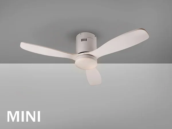 Ventilador de techo schuller Siroco Mini blanco LED 107 cm