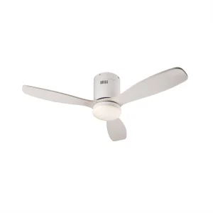 ventilador-techo-schuller-siroco-mini-led-motor-dc-3-aspas-madera-329361d Ventilador de techo schuller Siroco Mini blanco LED 107 cm