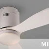 Ventilador de techo schuller Siroco Mini blanco LED 107 cm